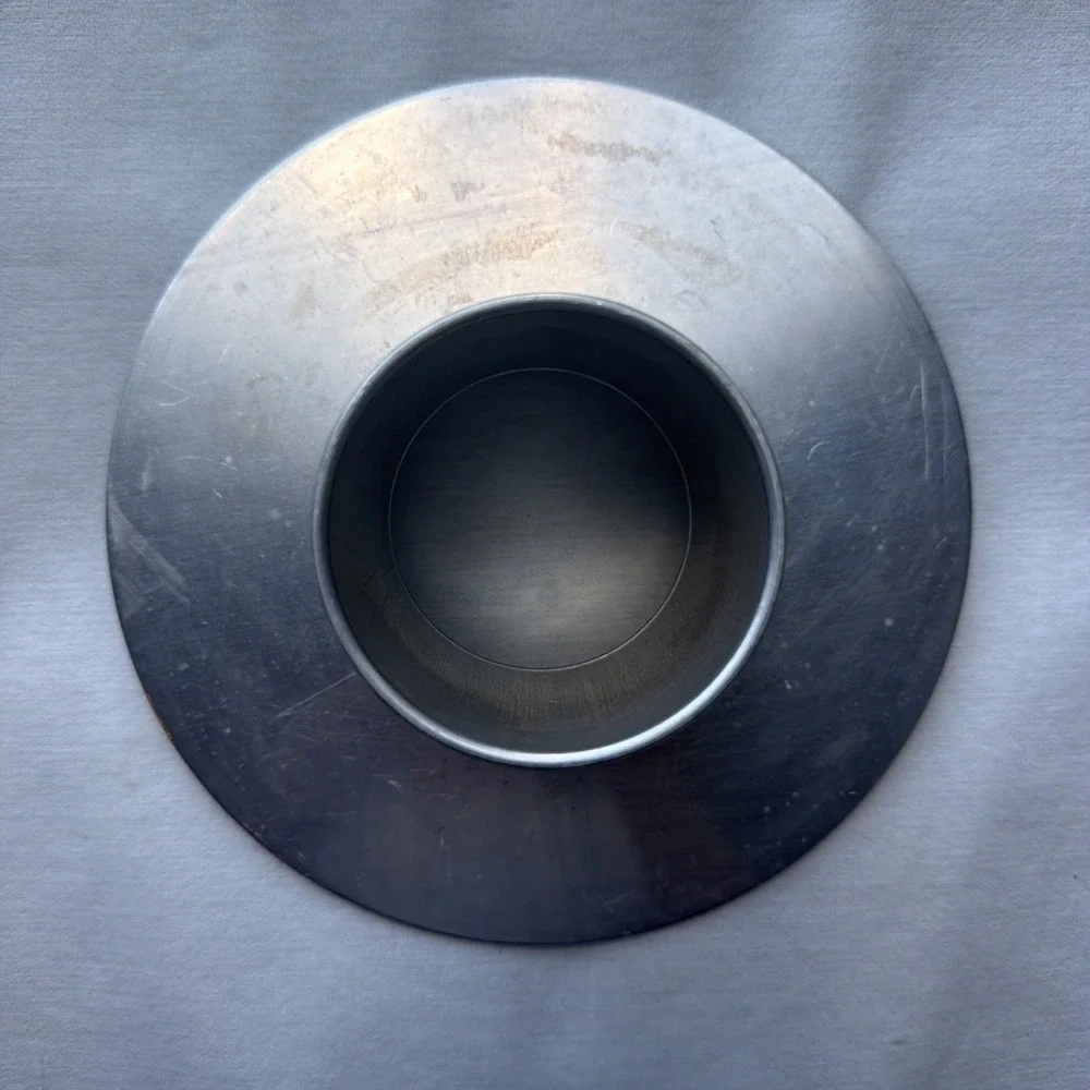 Vintage Mirro Aluminum ROUND 3-PIECE ANGEL FOOD CAKE PAN, BUNDT PAN 9